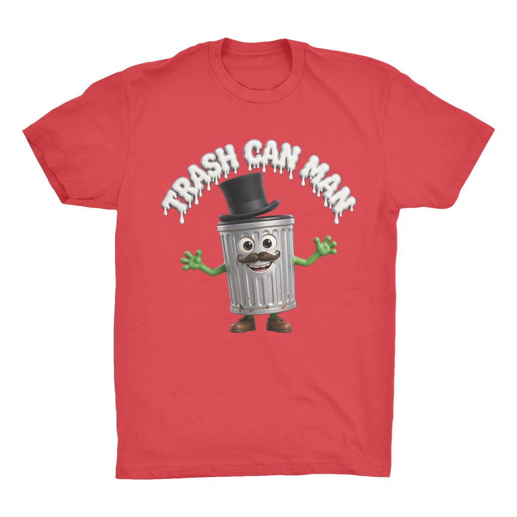 TRASH CAN MAN Organic Adult T-Shirt