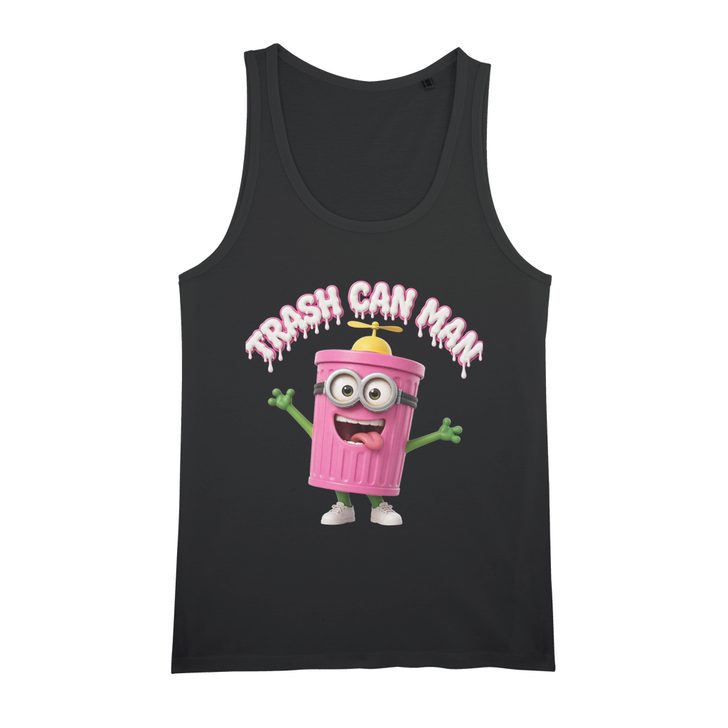 TRASH CAN MAN Organic Jersey Unisex Tank Top