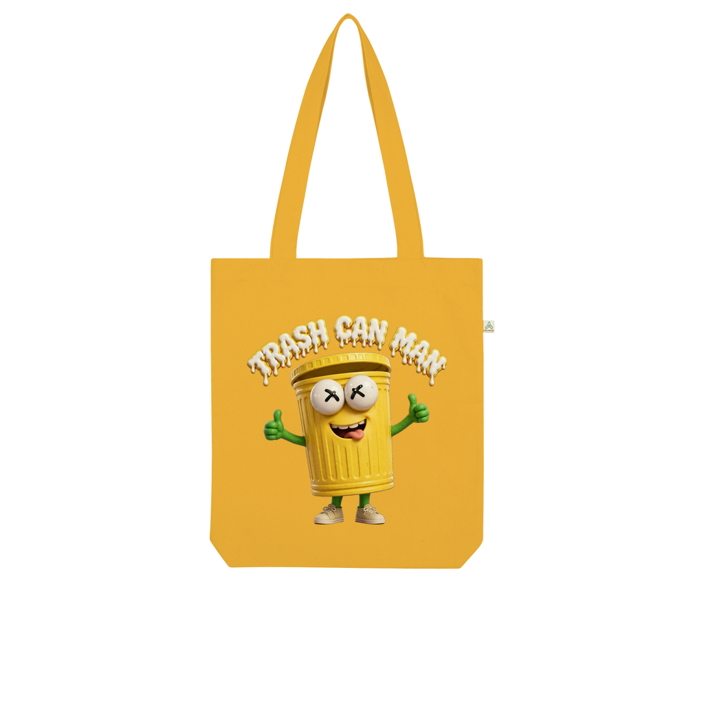 TRASH CAN MAN Organic Tote Bag