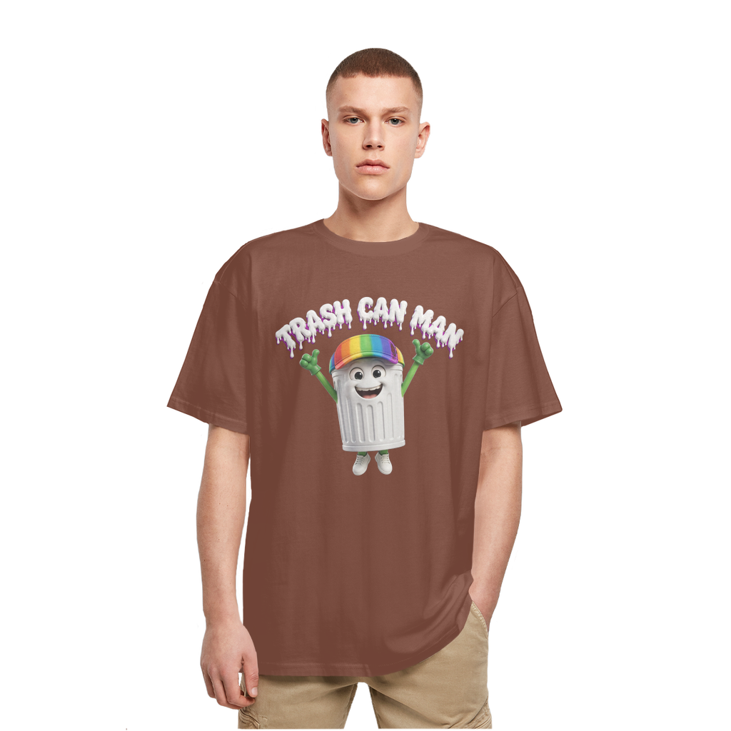 TRASH CAN MAN Heavy Oversized T-Shirt