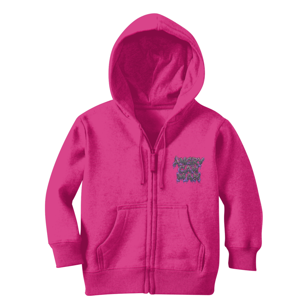 ANGRY CAN MAN 2.0 Classic Kids Zip Hoodie