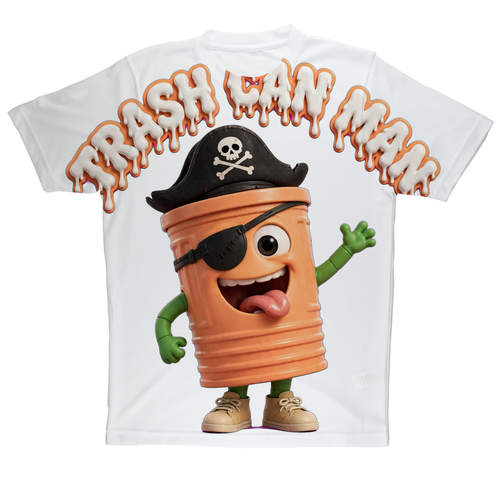 TRASH CAN MAN Sublimation Performance Adult T-Shirt