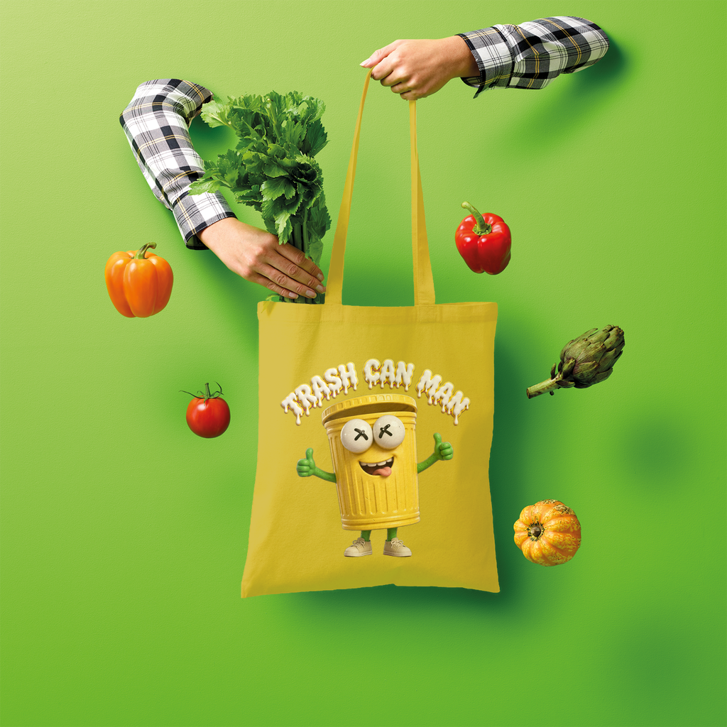 TRASH CAN MAN Shopper Tote Bag