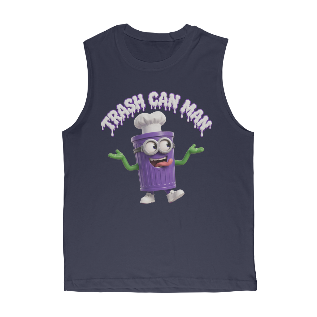 TRASH CAN MAN Classic Adult Muscle Top