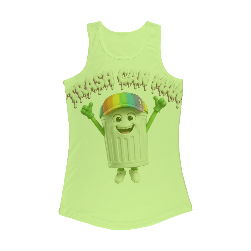 TRASH CAN MAN Women Performance Tank Top