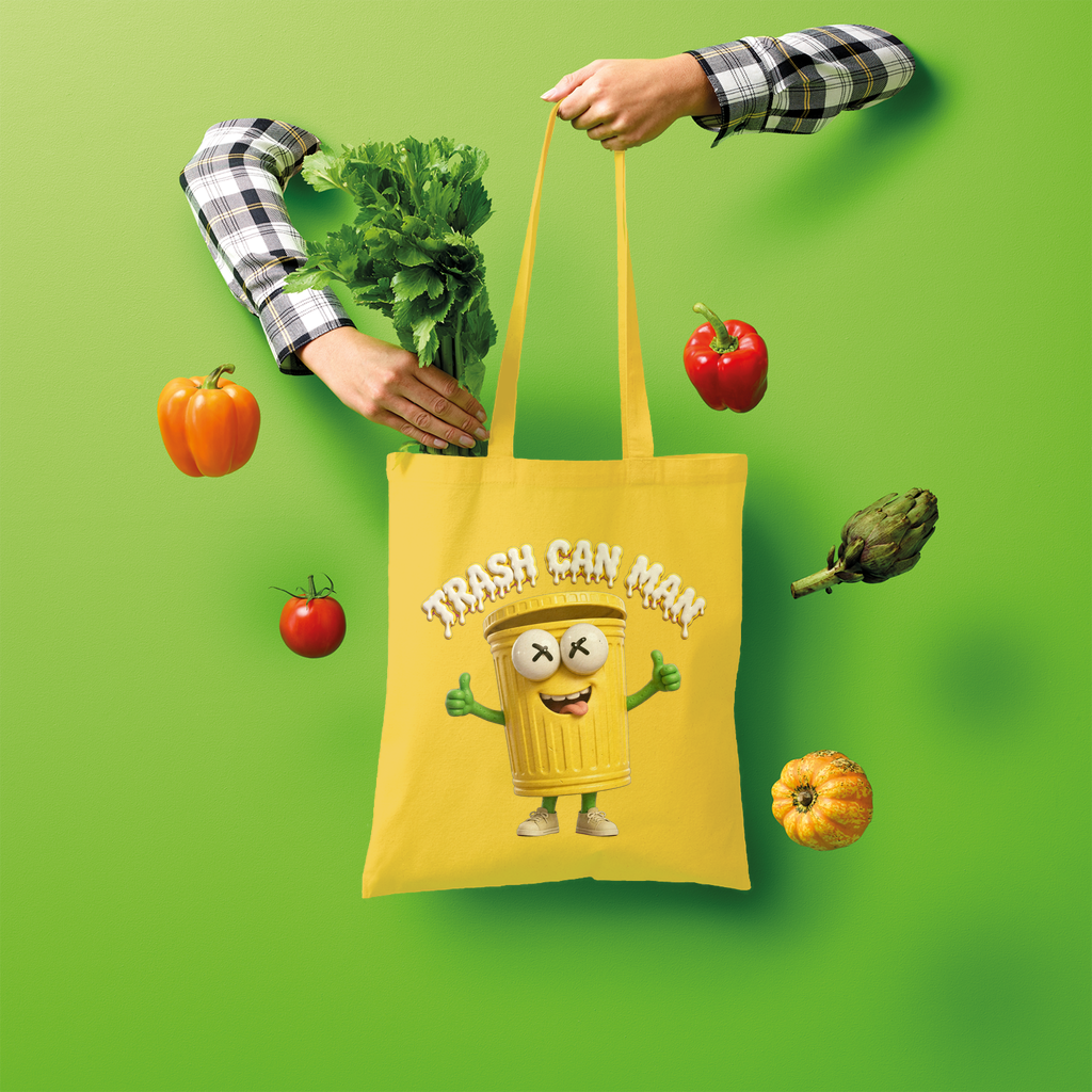 TRASH CAN MAN Shopper Tote Bag