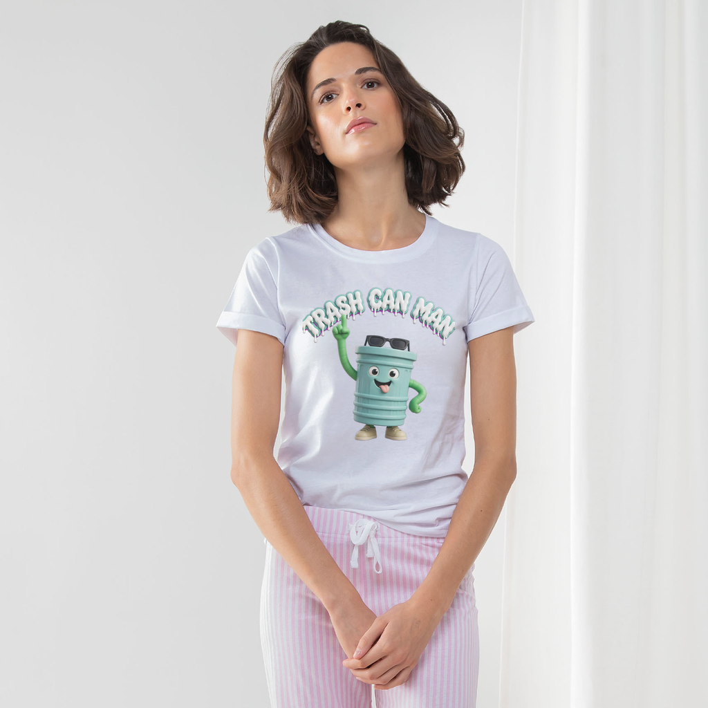 TRASH CAN MAN Women's Long Pant Pyjama Set