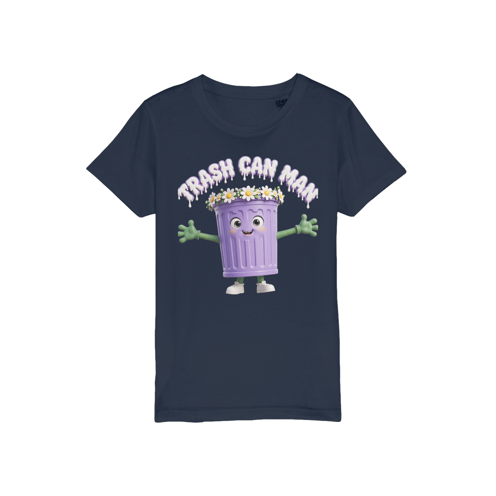 TRASH CAN MAN Organic Jersey Kids T-Shirt