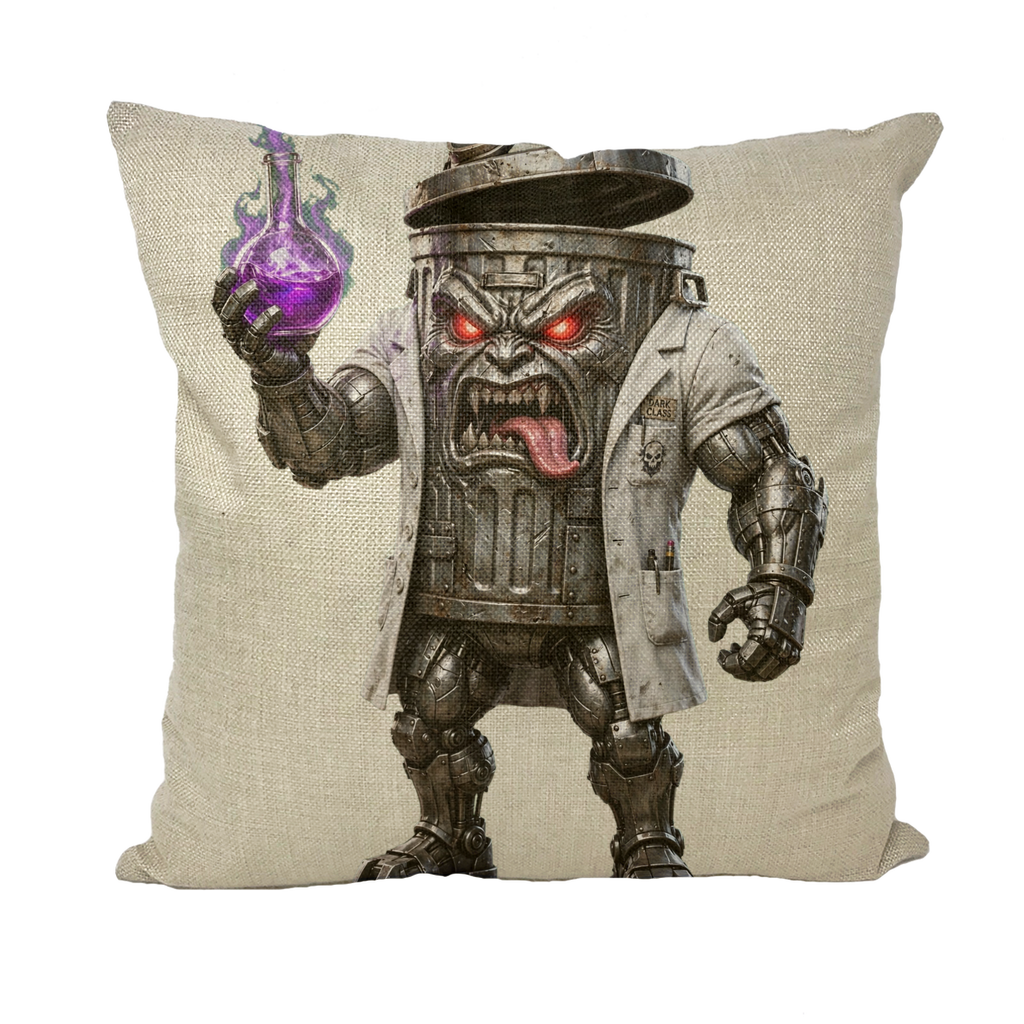 ANGRY CAN MAN 3.0 Throw Pillow with Insert