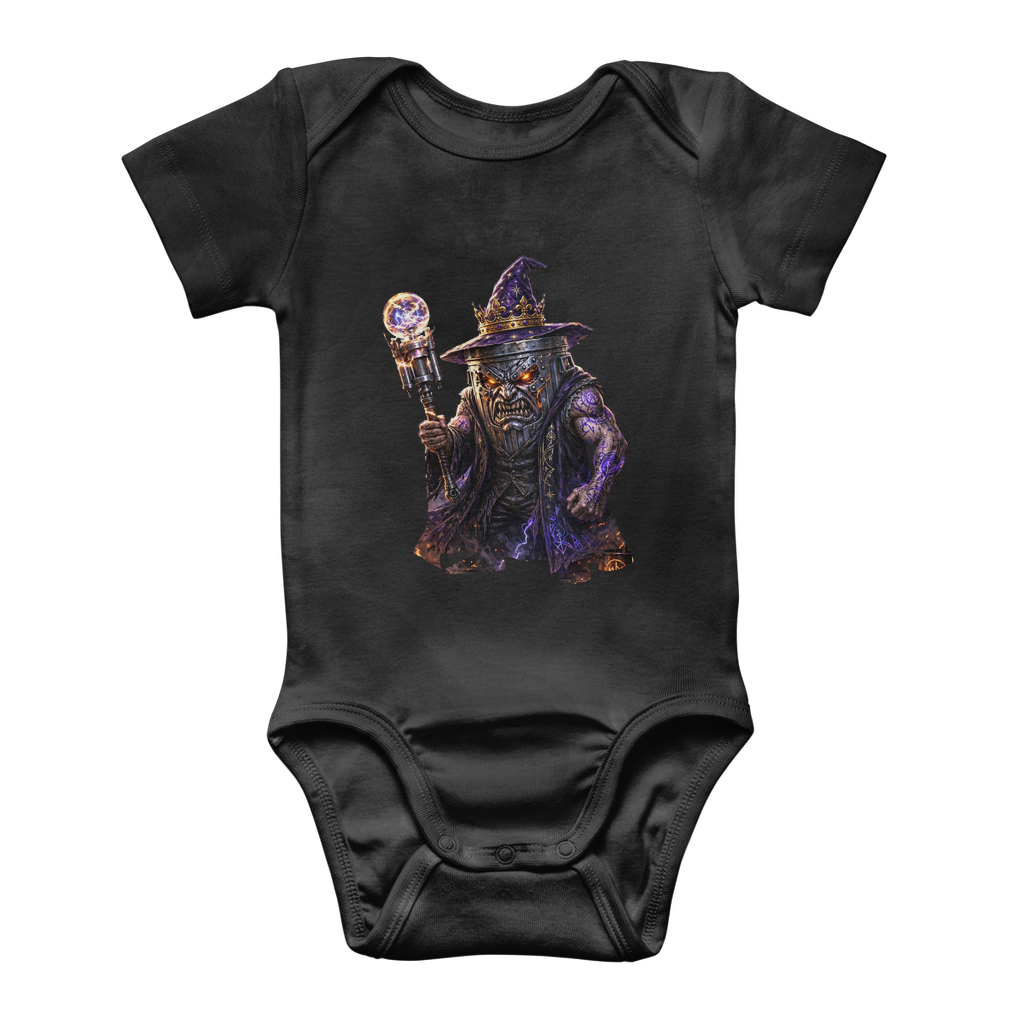 angry can man Classic Baby Onesie Bodysuit