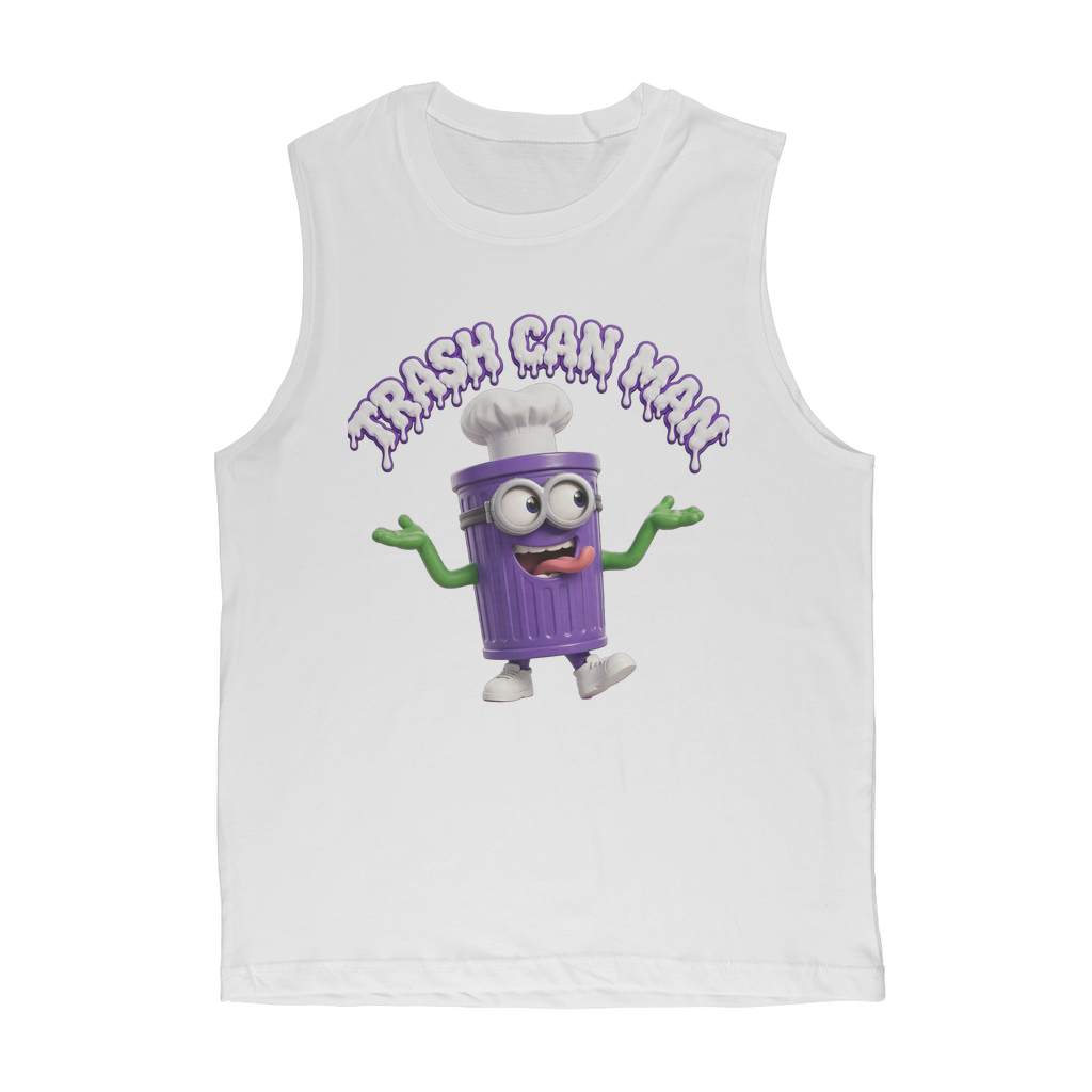TRASH CAN MAN Classic Adult Muscle Top