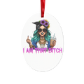 SARCASM 105 Ceramic Hanging Ornament