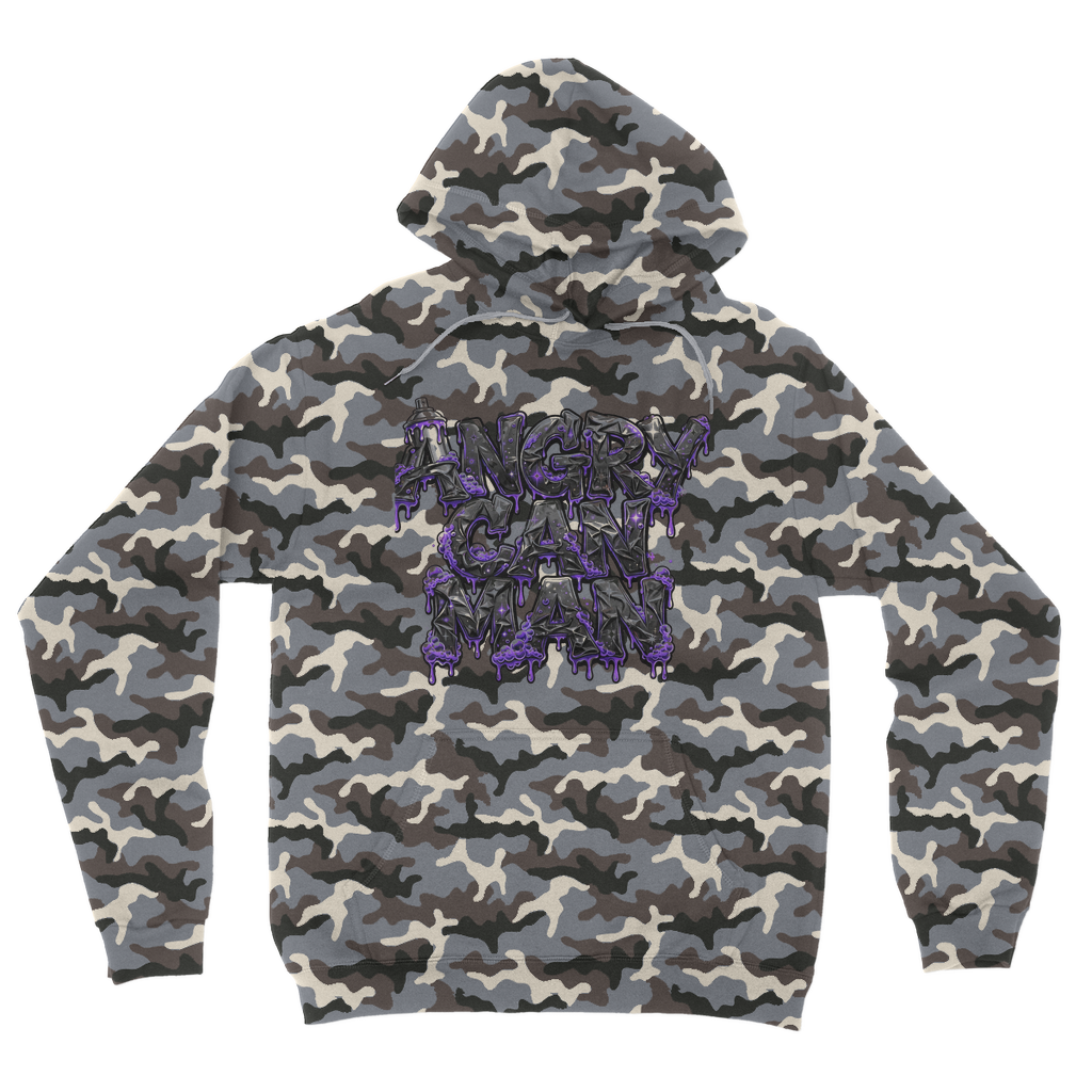 ANGRY CAN MAN 3.0 Camouflage Adult Hoodie