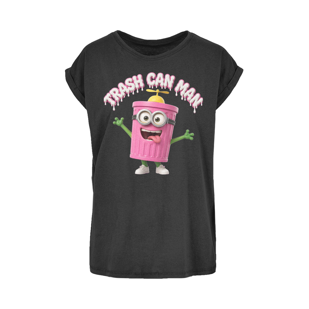 TRASH CAN MAN Women's Extended Shoulder T-Shirt XS-5XL