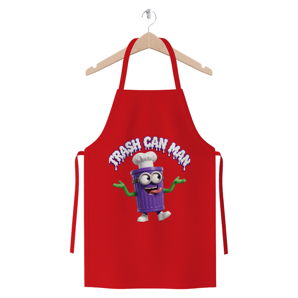 TRASH CAN MAN Premium Jersey Apron
