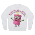 TRASH CAN MAN Premium Cut and Sew Sublimation Unisex Sweatshirt