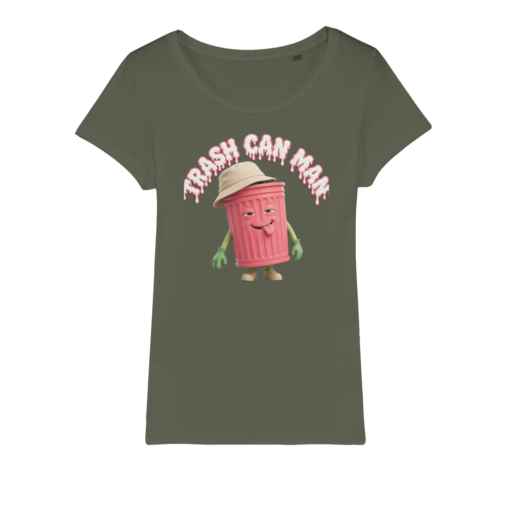 TRASH CAN MAN Organic Jersey Womens T-Shirt