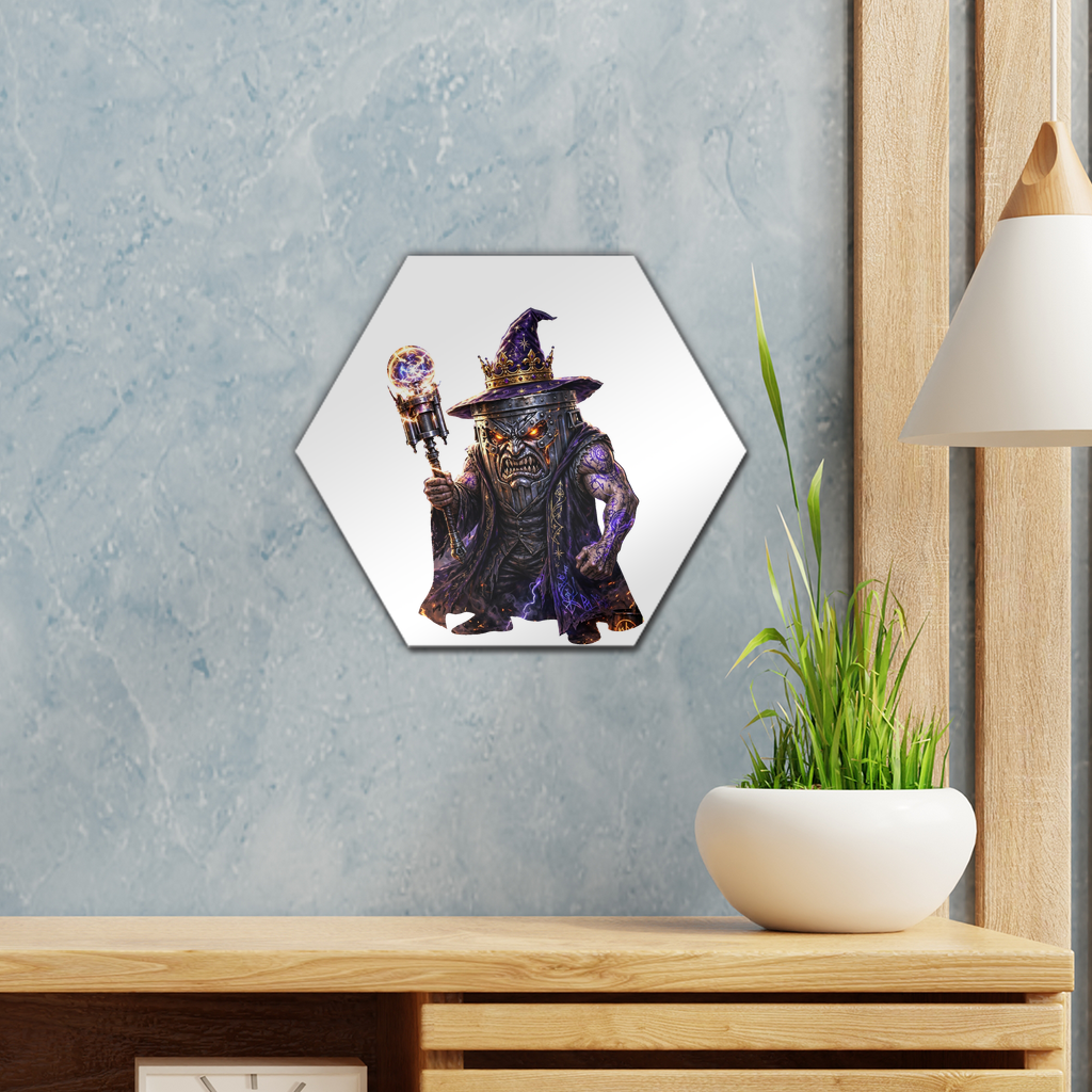 angry can man Wall Tile