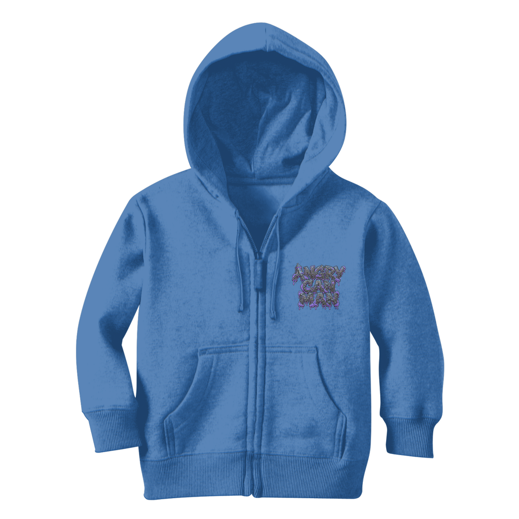 ANGRY CAN MAN 2.0 Classic Kids Zip Hoodie
