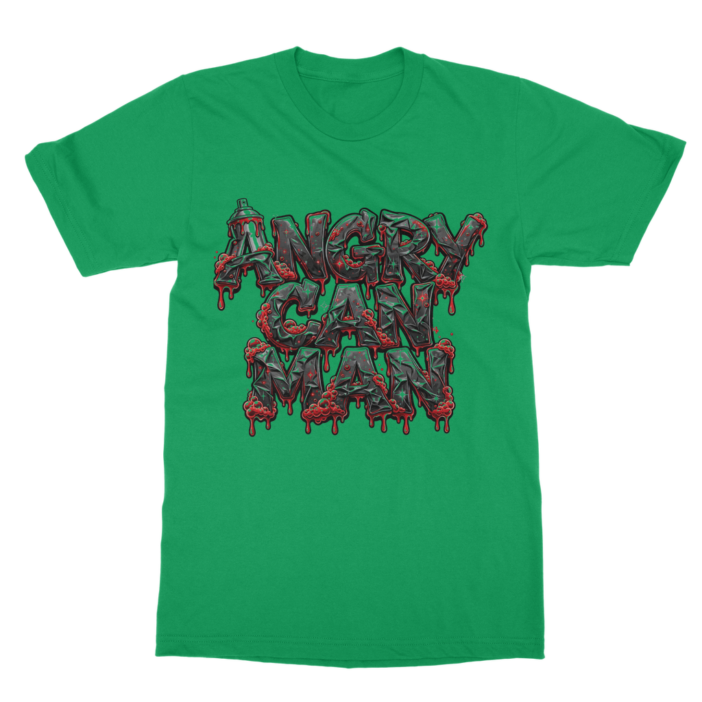 ANGRY CAN MAN 2.0 Classic Heavy Cotton Adult T-Shirt