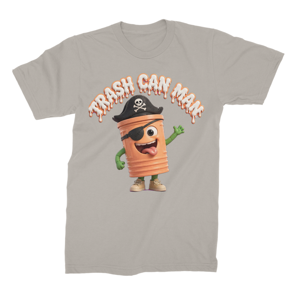 TRASH CAN MAN Unisex Cotton T-Shirt