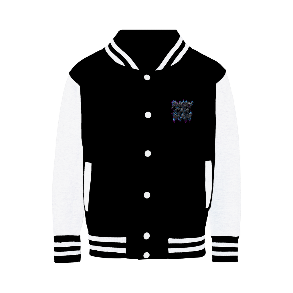 angry can man Varsity Jacket