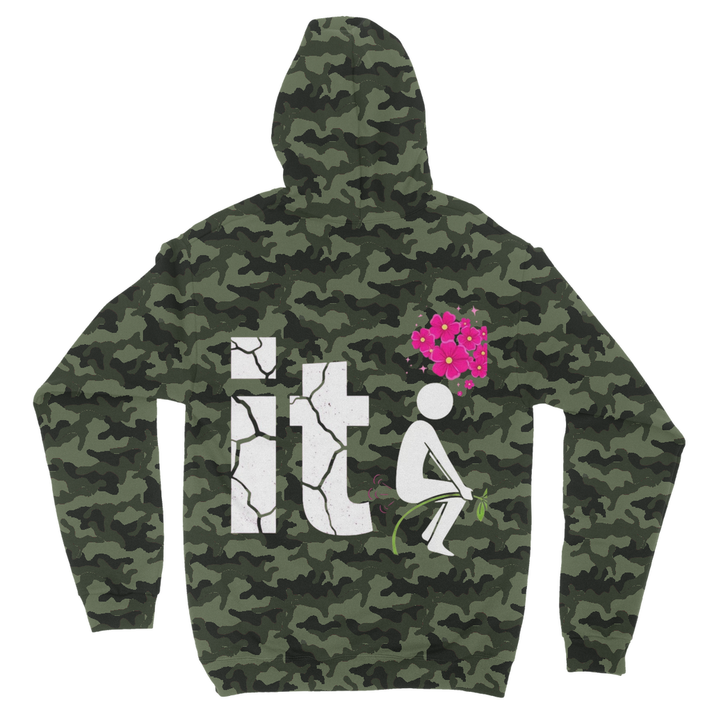 SARCASM 105 Camouflage Adult Hoodie