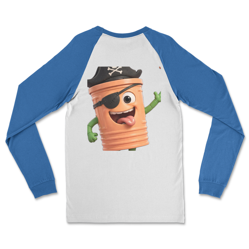 TRASH CAN MAN Classic Raglan Long Sleeve Shirt
