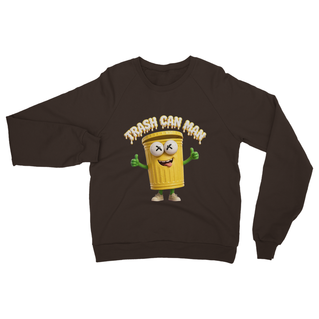TRASH CAN MAN Classic Adult Sweatshirt