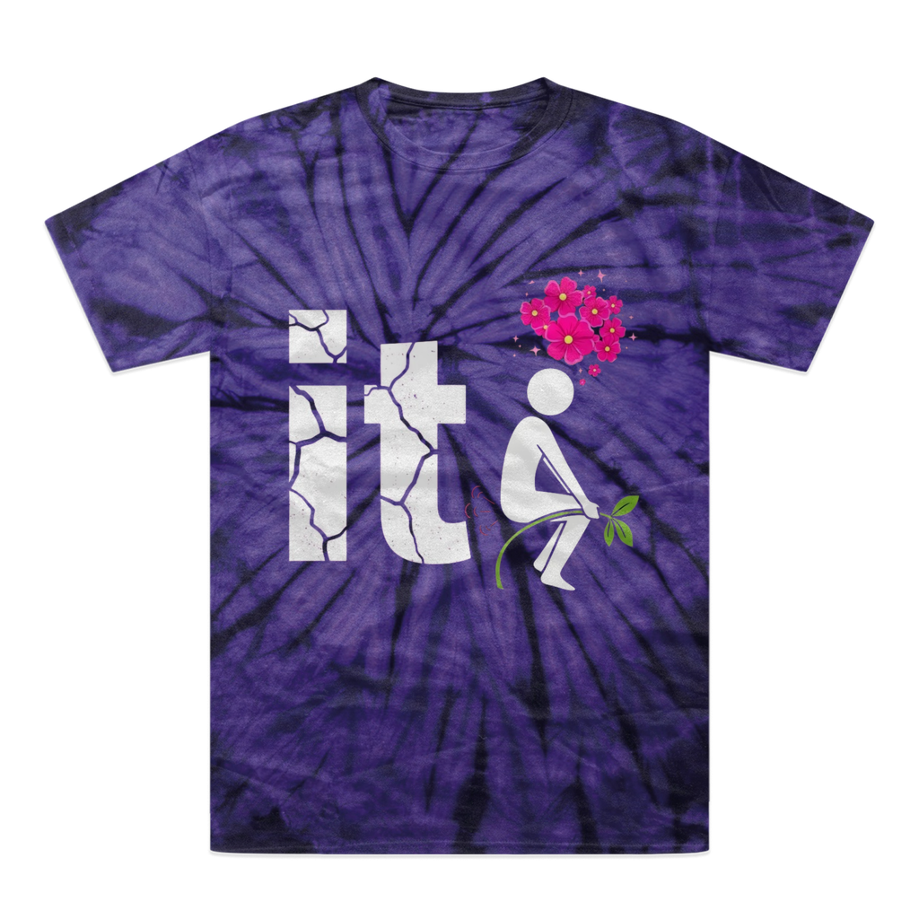 SARCASM 105 Tonal Spider Tie-Dye T-Shirt