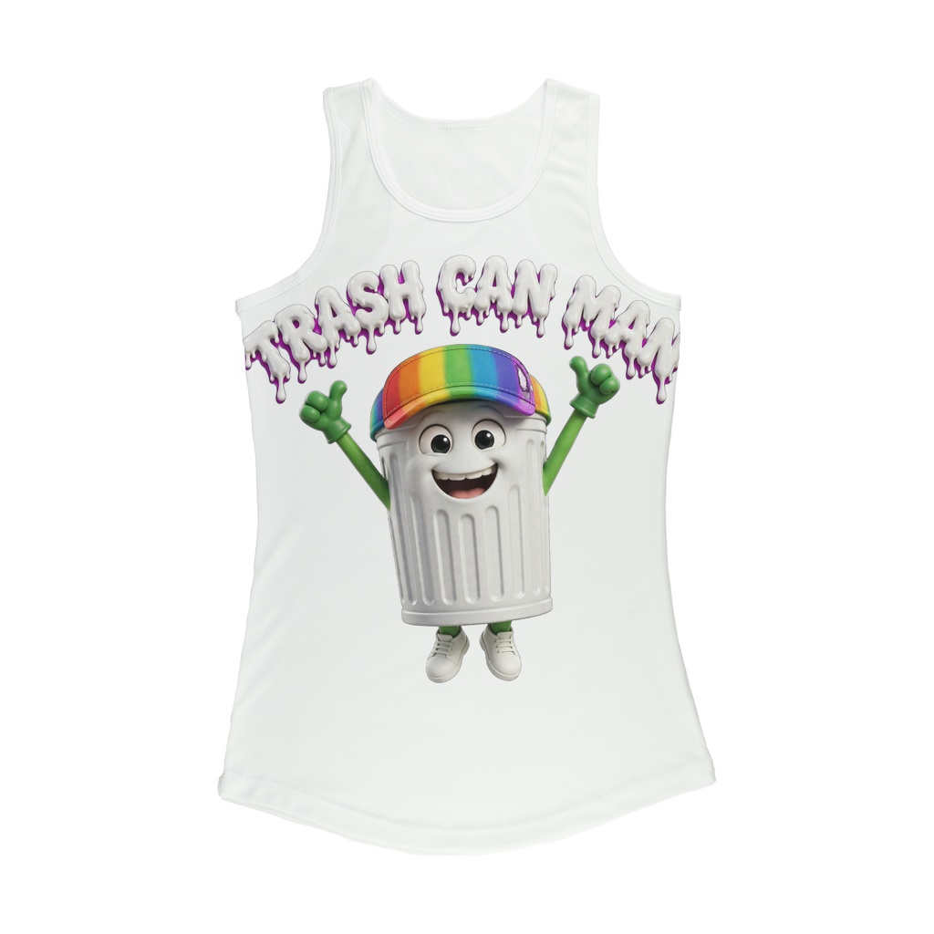 TRASH CAN MAN Women Performance Tank Top