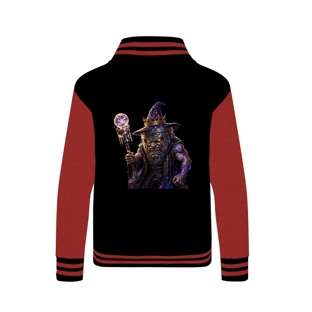 angry can man Varsity Jacket