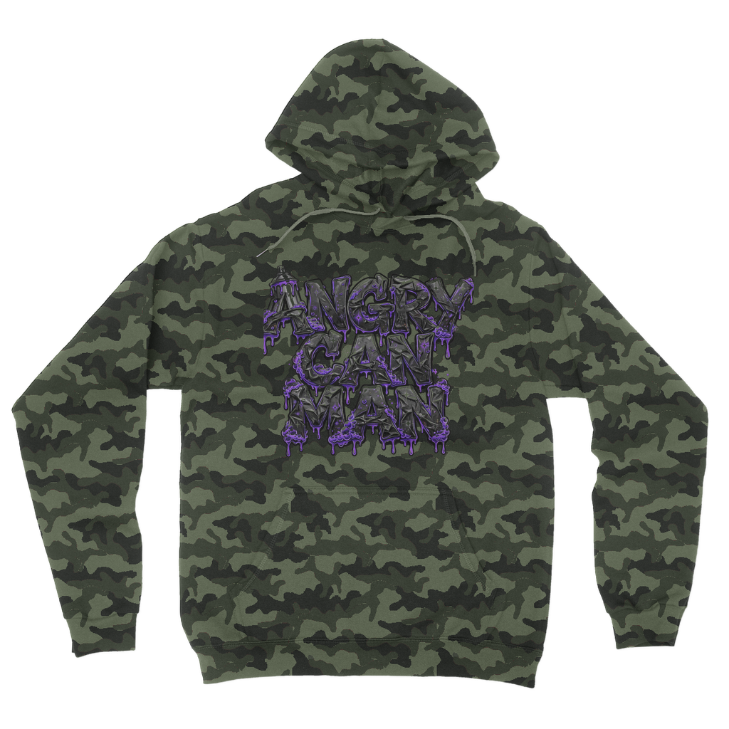 ANGRY CAN MAN 3.0 Camouflage Adult Hoodie
