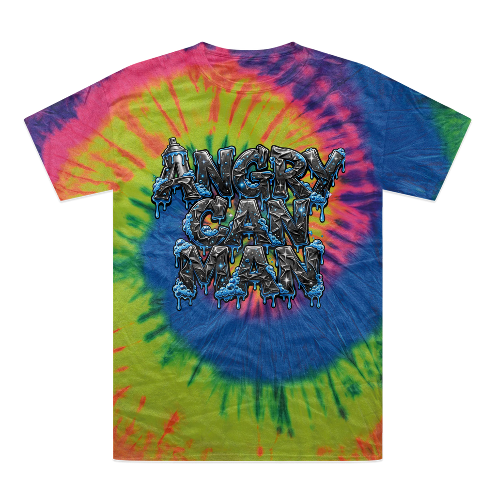 ANGRY CAN MAN 2.0 Tie-Dye T-Shirt