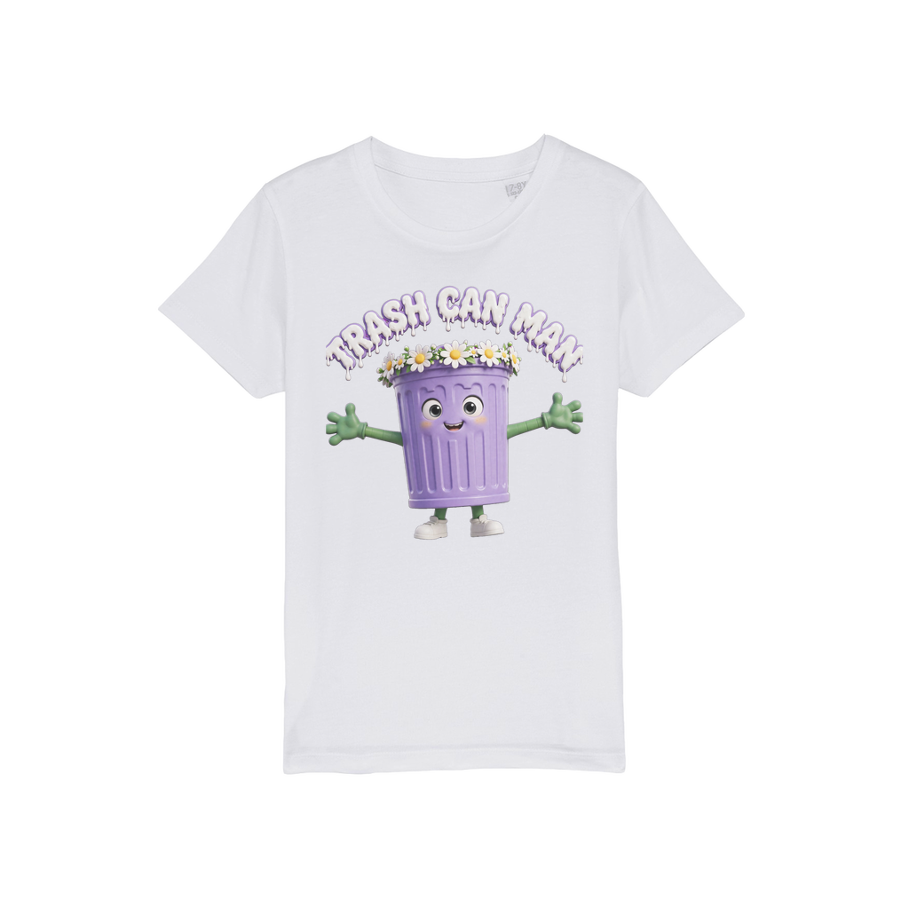 TRASH CAN MAN Organic Jersey Kids T-Shirt