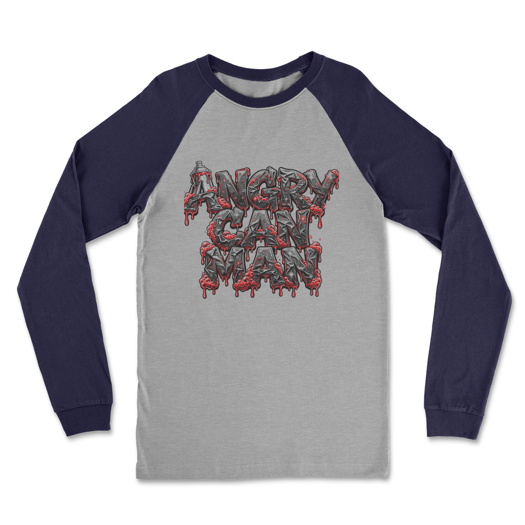 ANGRY CAN MAN 2.0 Classic Raglan Long Sleeve Shirt