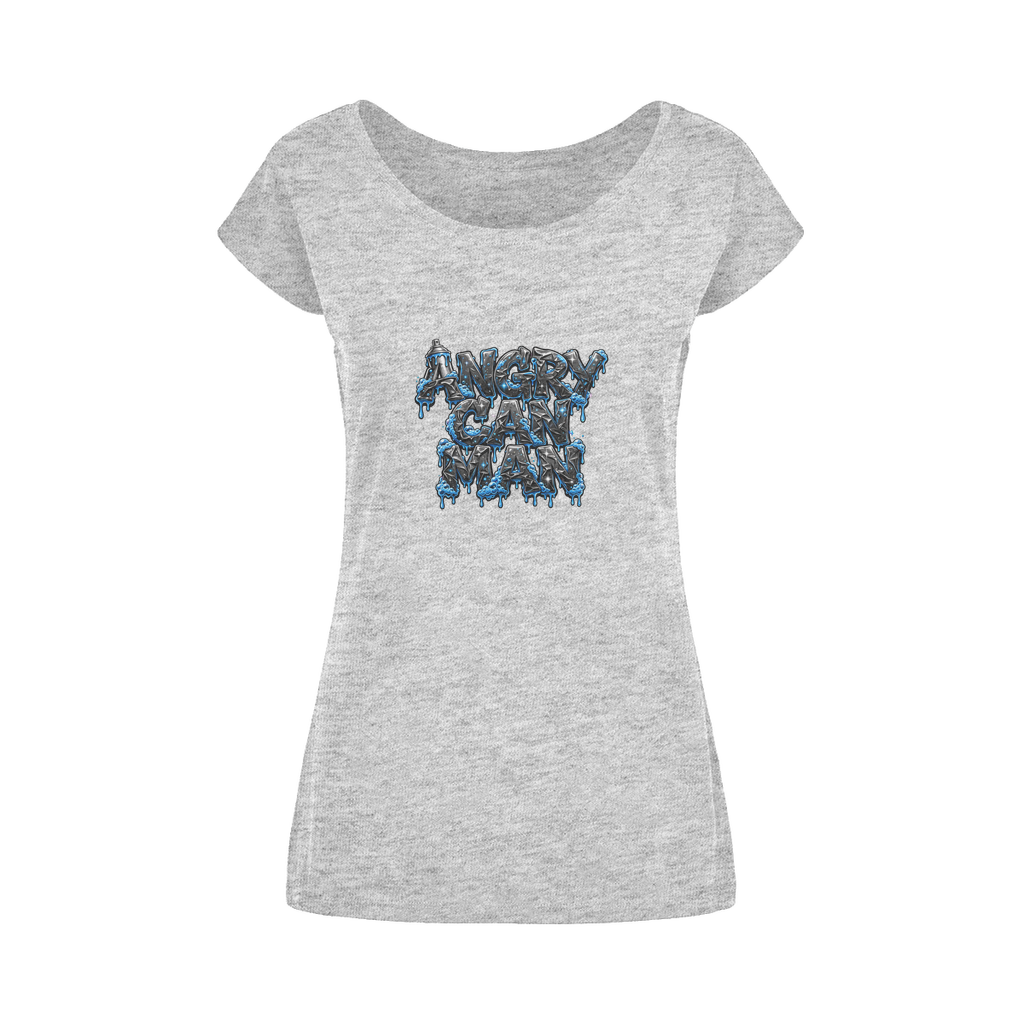ANGRY CAN MAN 2.0 Wide Neck Womens T-Shirt XS-5XL