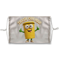 TRASH CAN MAN Sublimation Face Mask + 10 Replacement Filters