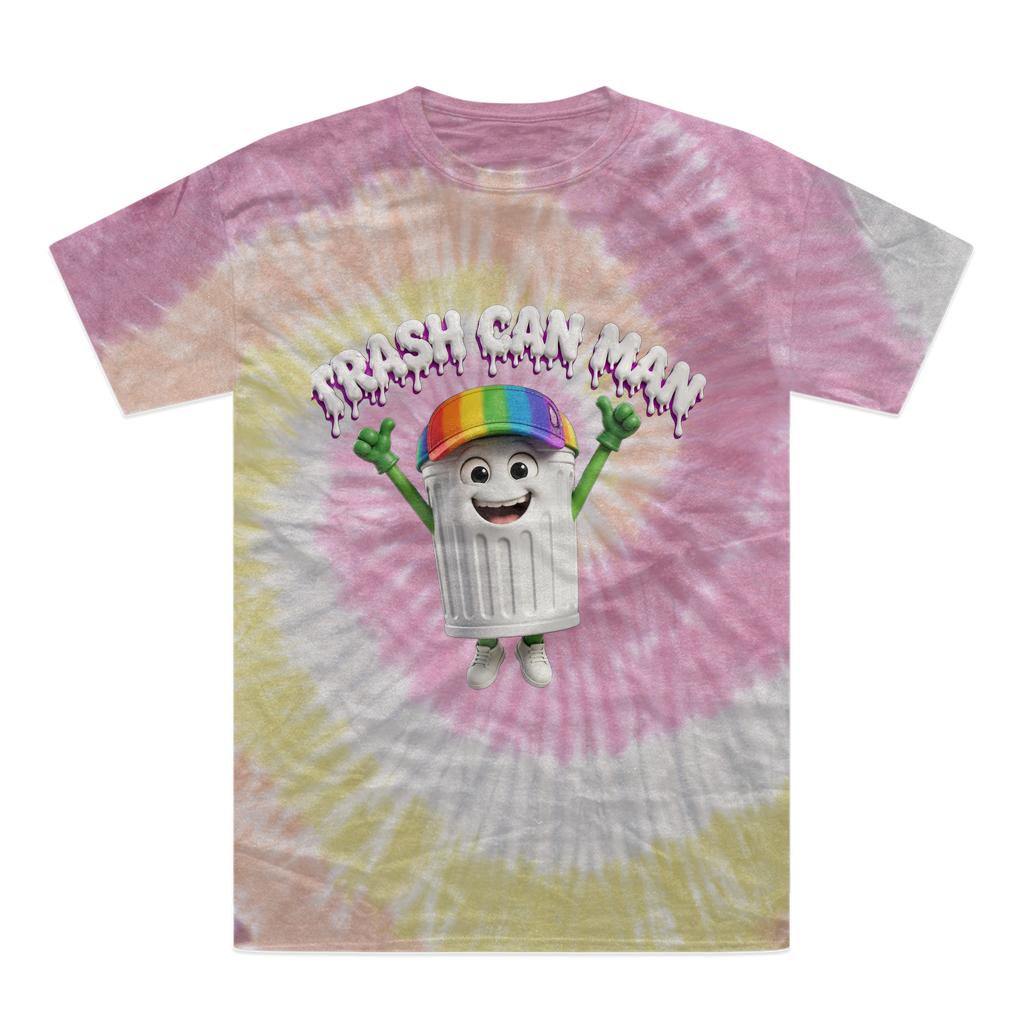 TRASH CAN MAN Tie-Dye T-Shirt