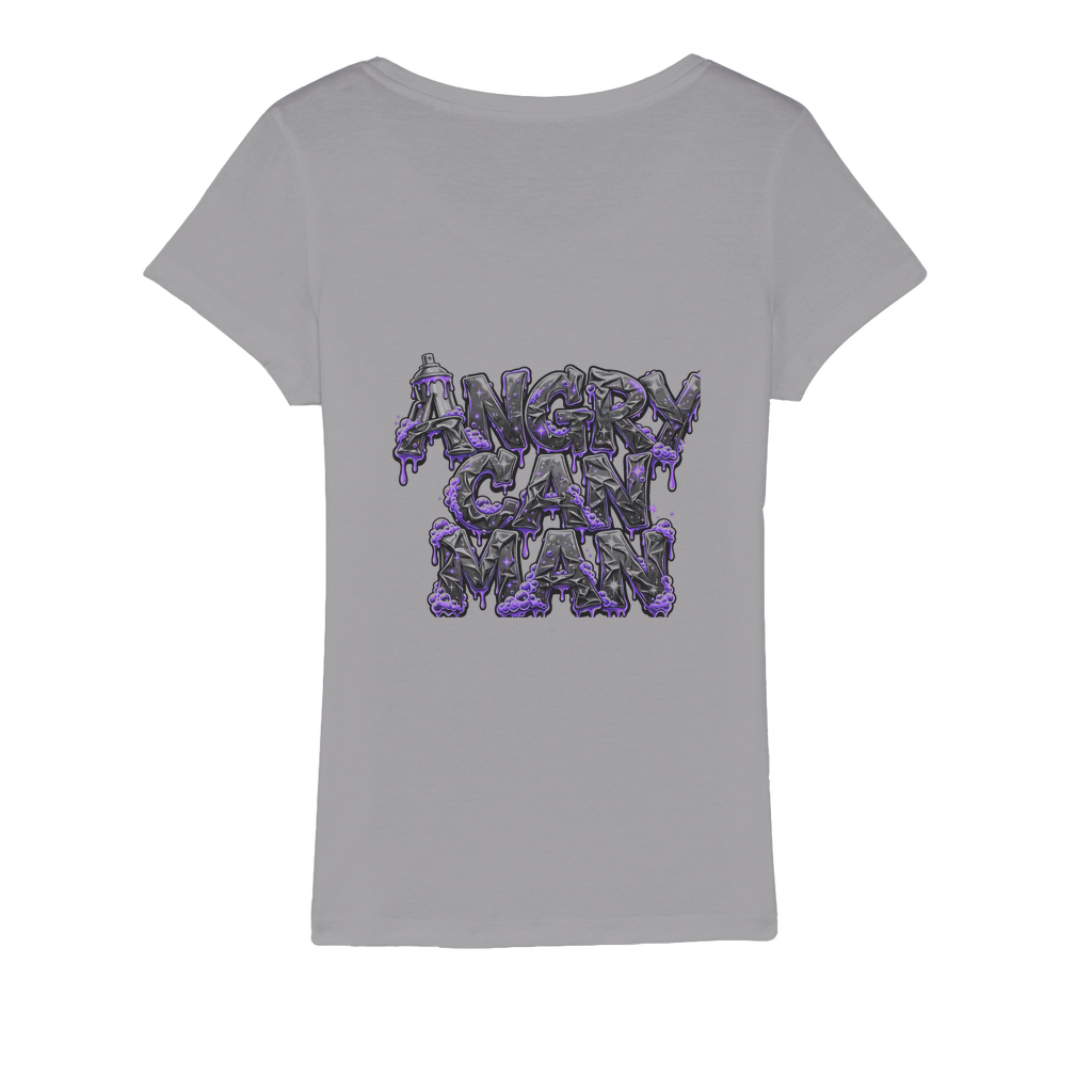 ANGRY CAN MAN 3.0 Organic Jersey Womens T-Shirt