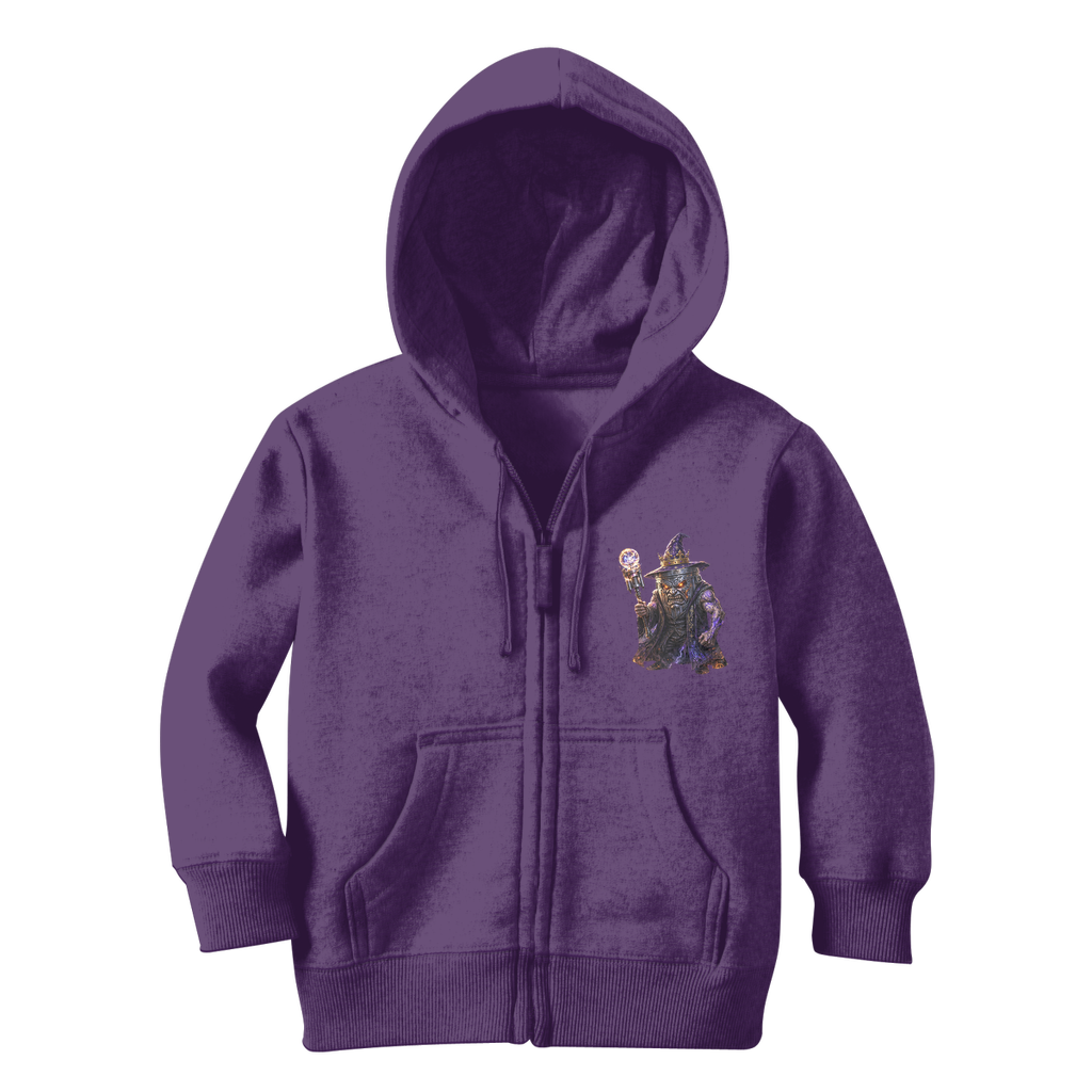 angry can man Classic Kids Zip Hoodie