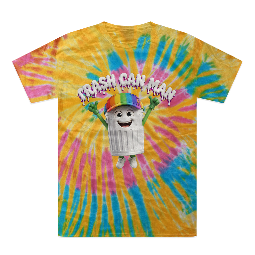 TRASH CAN MAN Tie-Dye T-Shirt