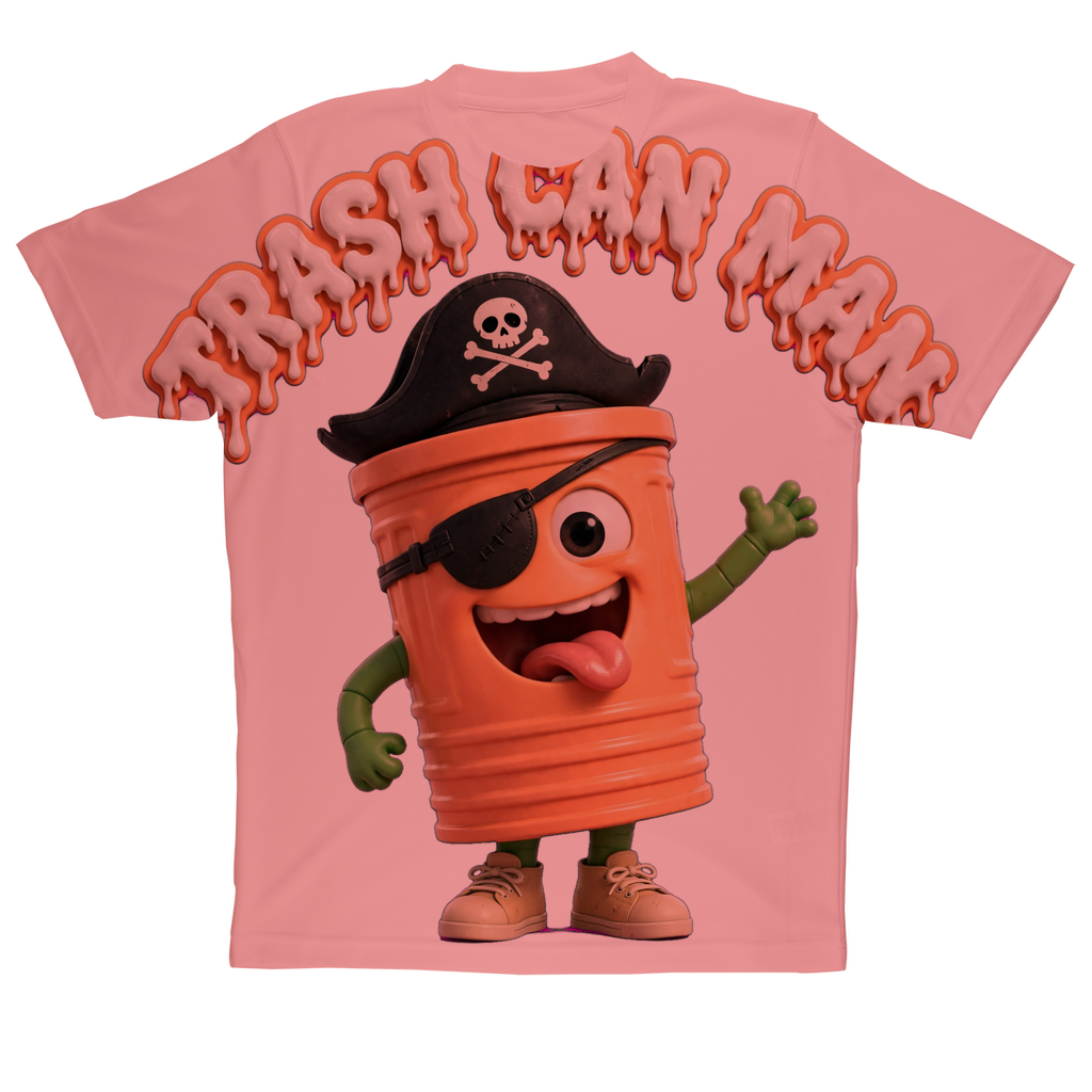 TRASH CAN MAN Sublimation Performance Adult T-Shirt