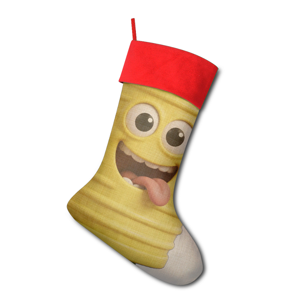 TRASH CAN MAN Sublimation Christmas Stocking