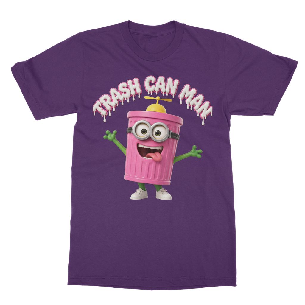 TRASH CAN MAN Classic Heavy Cotton Adult T-Shirt