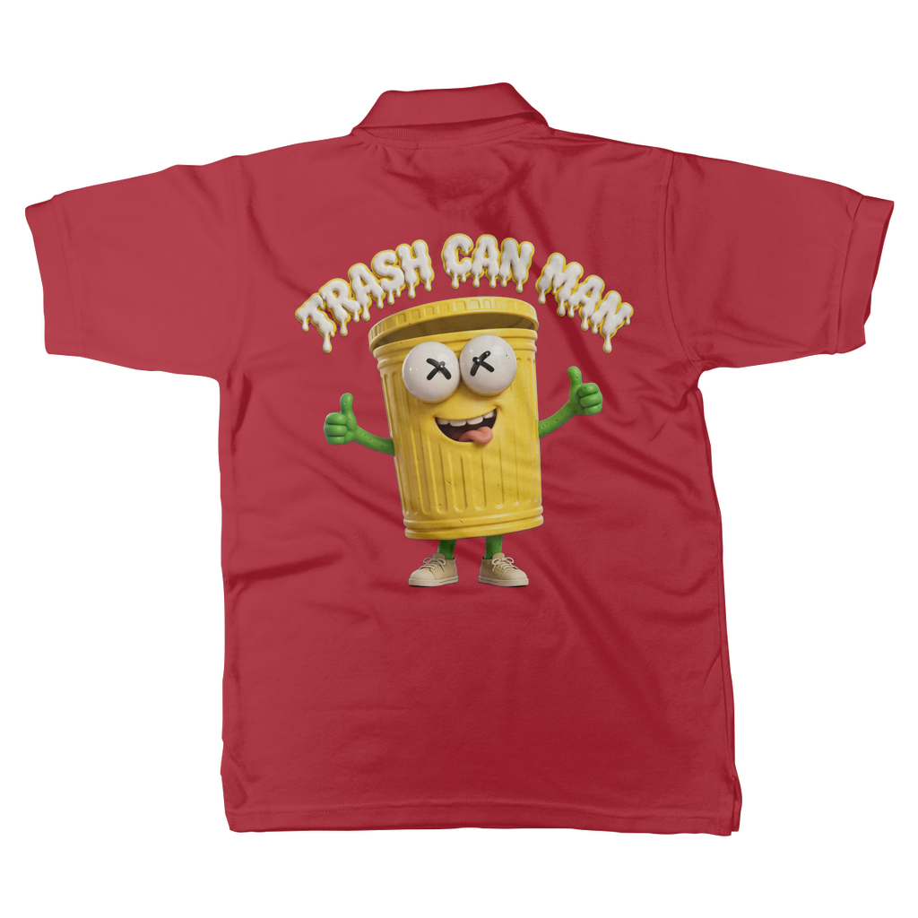 TRASH CAN MAN Classic Adult Polo Shirt