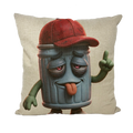 ANGRY CAN MAN 3.0 Throw Pillows