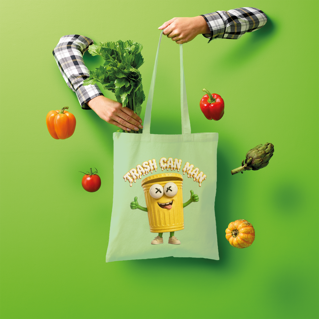 TRASH CAN MAN Shopper Tote Bag