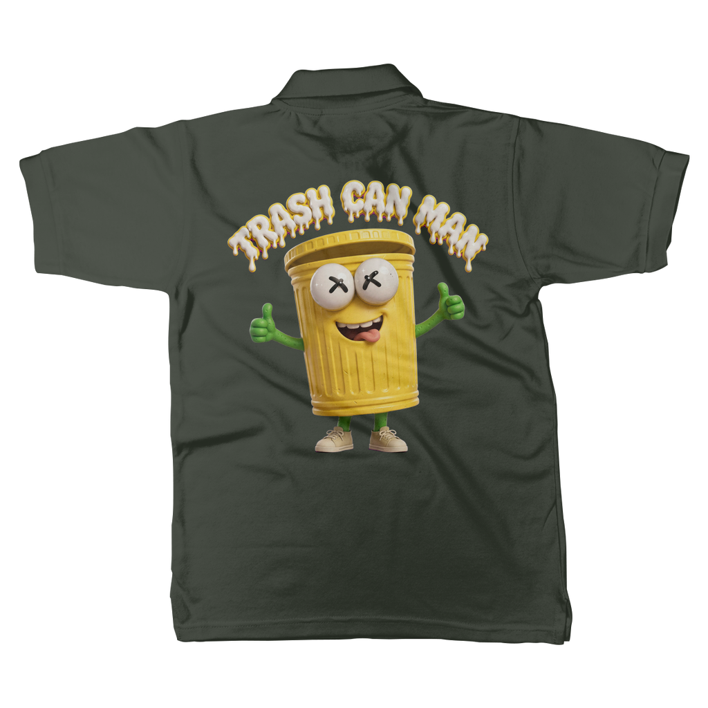 TRASH CAN MAN Classic Adult Polo Shirt