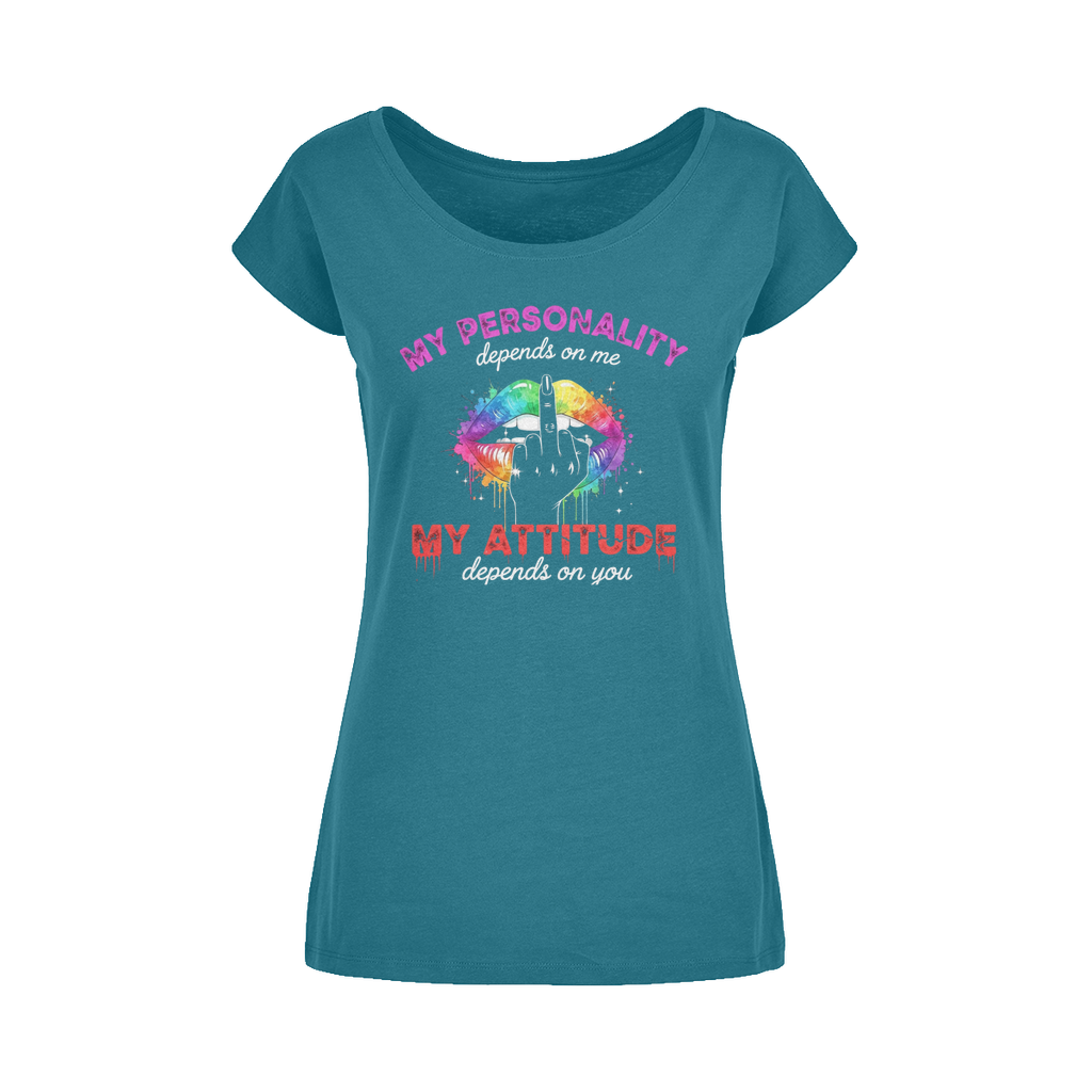 SARCASM 105 Wide Neck Womens T-Shirt XS-5XL